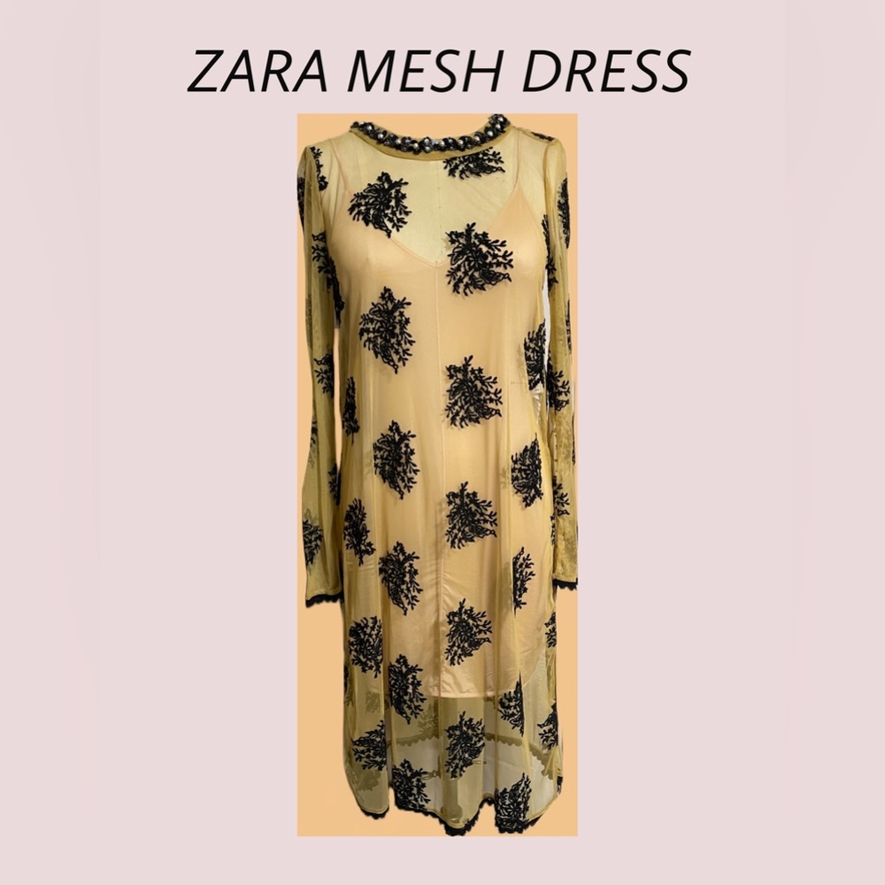 ZARA MESH DRESS BEAND NEW! Never been worn!